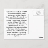 カボットタワー ポストカード (裏面)