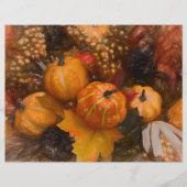 カボプキンオータムーンバーンドオレンジヴィンテージアンティークアート (正面)