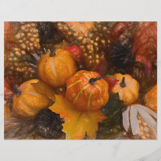 カボプキンオータムーンバーンドオレンジヴィンテージアンティークアート (正面)