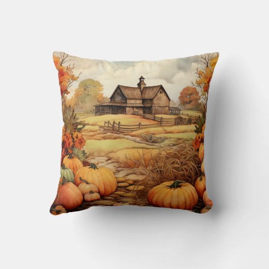 カボプキンファーム秋ハーベストサンクスギビング クッション (裏面)