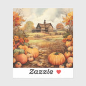 カボプキンファーム秋ハーベストサンクスギビング シール (シート)