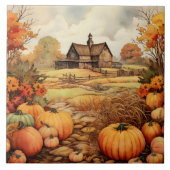 カボプキンファーム秋ハーベストサンクスギビング タイル (正面)