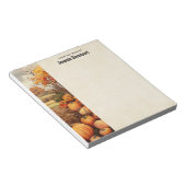 カボプキンファーム秋ハーベストサンクスギビング ノートパッド (アングル)