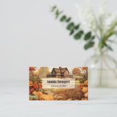 カボプキンファーム秋ハーベストサンクスギビング 名刺 (スタンド正面)