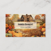カボプキンファーム秋ハーベストサンクスギビング 名刺 (正面)