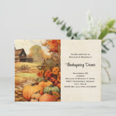 カボプキンファーム秋ハーベストサンクスギビング 招待状 (スタンド正面)