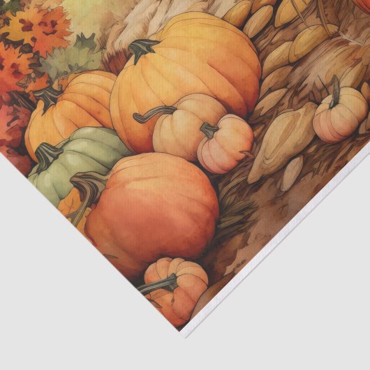 カボプキンファーム秋ハーベストサンクスギビング 薄葉紙 (詳細)