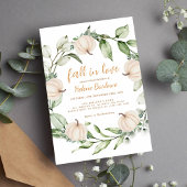 カボプキン秋グリーンリーブライダルシャワー 招待状