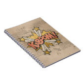 カボム！ヴィンテージ漫画ブックスチームパンクポップ・アートのアート ノートブック (右側)