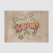 カボム!ヴィンテージ漫画ブックスチームパンクポップ・アートのアート 薄葉紙 (正面)