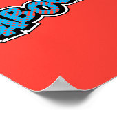 カボム！爆発性ポップ・アートのアート漫画ブラスト ポスター (角)