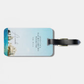 カボメキシコトロピカルビーチバチェロレッテウィークエンド ラゲッジタグ (裏面横)