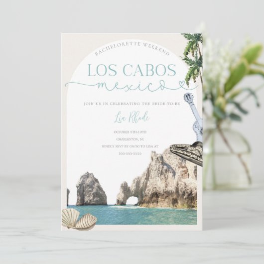 カボメキシコバチェロレッテ招待状&旅程 招待状 (スタンド正面)