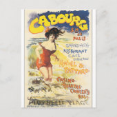 カボル・ヴィンテージ旅行ポスター ポストカード (正面)