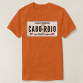 カボロジョプエルトリコプエルトリカンプライドボリクア Tシャツ (デザイン正面)