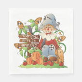 カボンプキンリンゴハイライドナプキン スタンダードランチョンナプキン (正面)