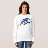 カボヴェルデトルン国旗 スウェットシャツ (正面フル)