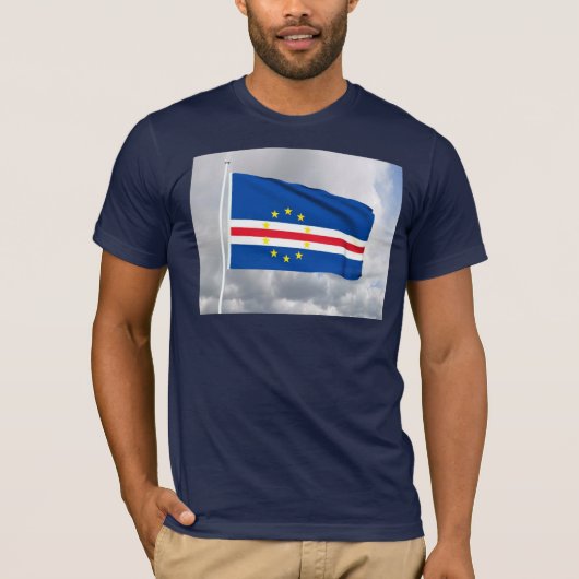 カボヴェルデフライ国旗 Tシャツ (正面)