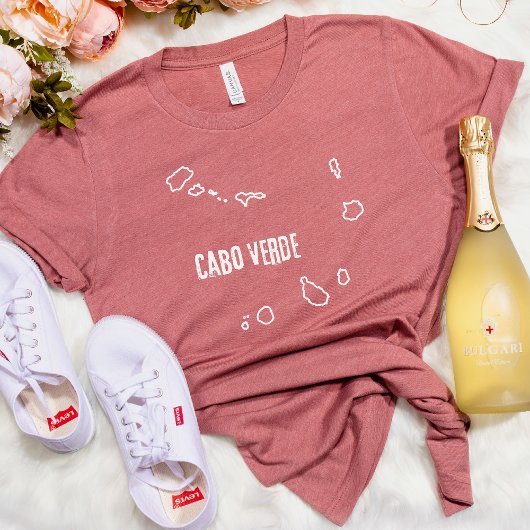 カボヴェルデ国地図シャツカーボベルデ概要 Tシャツ