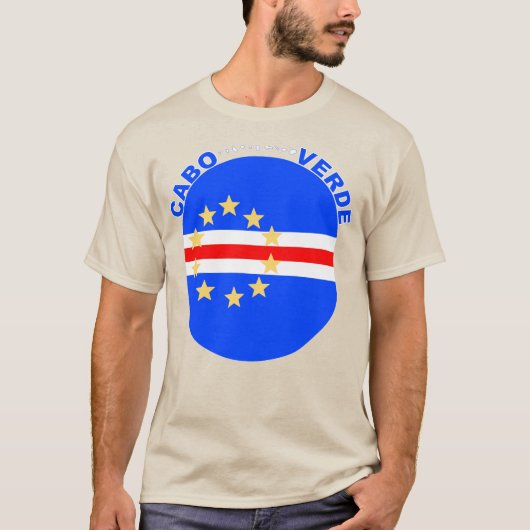 カボヴェルデova国旗 tシャツ (正面)