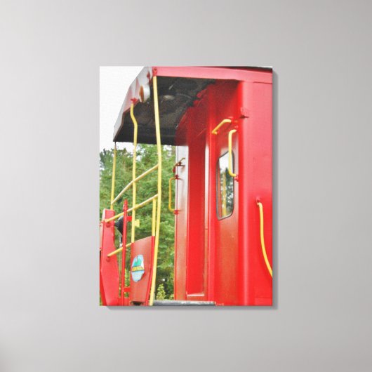 カボースアディロンドバックトレインシーナンス キャンバスプリント (正面)