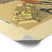 カボールシガーのヴィンテージ フランスの ポスター (角)