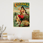 カボールシーサイドリゾート～フランスヴィンテージトラベルアート ポスター (キッチン)