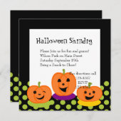 カボ気のあるそぶりをしたチン 招待状 (正面/裏面)