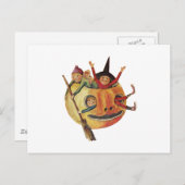 カボ遊チャ(ヴィンテージハロウィーンカード) ポストカード (正面/裏面)