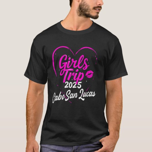 カボ・サン・ルーカス女子旅2025 Tシャツ 週末の旅 (正面)