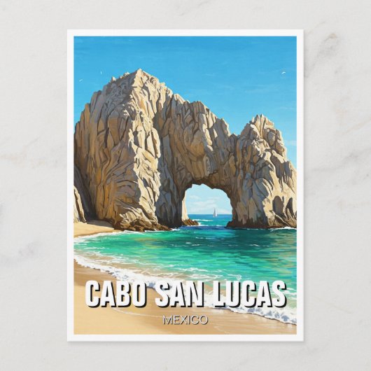 カボ・サン・ルーカス メキシコ エル・アルコ 旅行 ポストカード (正面)
