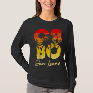 カボ・サン・ルーカス メキシコ ヤシの木 夕焼け カラー バカ Tシャツ