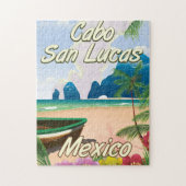 カボ・サン・ルーカス メキシコ 旅行ポスター ジグソーパズル (縦)