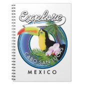 カボ・サン・ルーカス メキシコ 旅行 パッチ 探索 ノートブック (正面)