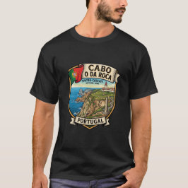 カボ・ダ・ロカ ポルトガル 海岸の冒険 Tシャツ