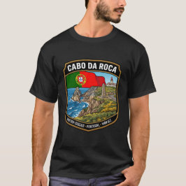 カボ・ダ・ロカ ポルトガル 風光明媚な海岸沿いの道 Tシャツ
