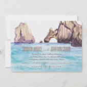 カボ メキシコ 水彩招待状 招待状 (正面)