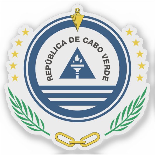 カボ・ヴェルデの紋章（カーボベルデ） シール (正面)