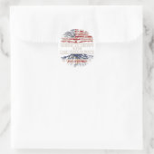 カボ・ヴェルディーンの根で育ったアメリカ人 ラウンドシール (バッグ)