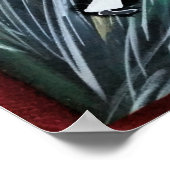 カポイラjogo mma dance gingang love gift ポスター (角)