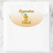 カポエイラシック 楕円形シール (バッグ)