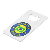 カポエイラブラシル クレジットカード栓抜き (正面アングル)