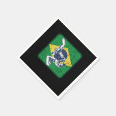 カポエイラブラジル武術アーティストブラジル武術A スタンダードカクテルナプキン (角)