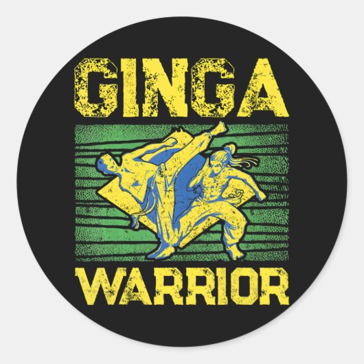 カポエイラ愛好家のためのカポエイラ戦闘機 ラウンドシール (正面)