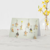 カポエイラ武術アーツカード誕生日 カード (黄色い花)