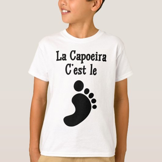 カポエイラ武術アートファイティングファイター Tシャツ (正面)