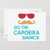 カポエイラ・ダンスを踊る ポストカード (正面/裏面)