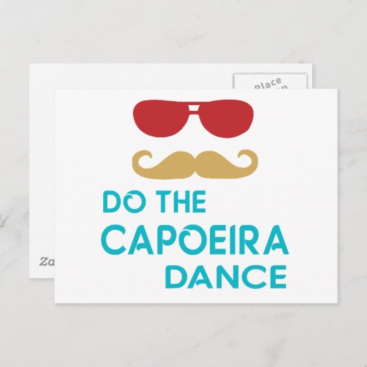 カポエイラ・ダンスを踊る ポストカード (正面/裏面)