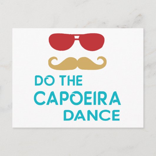 カポエイラ・ダンスを踊る ポストカード (正面)