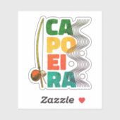 カポエイラ ブラジルの武術 シール (シート)